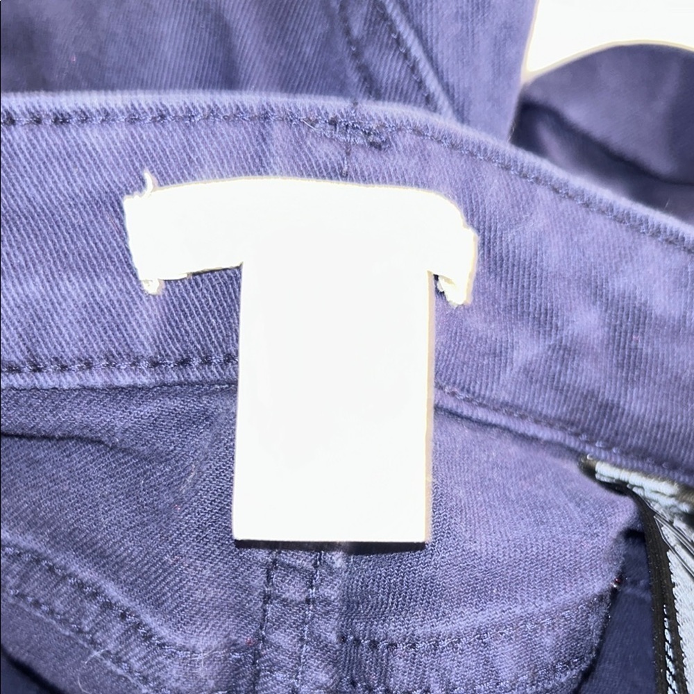 H&M Blue Jean Shorts High-Waisted Denim - Picture 3 of 4